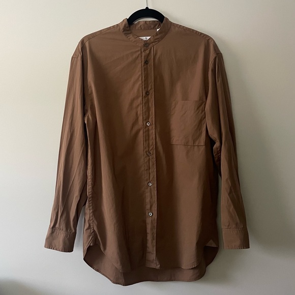 🤎 Jil Sander x Uniqlo Oversized Shirt (S) - Picture 3 of 10